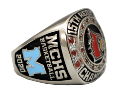 GRAND CHAMPION RING WITH STONE AND ENAMEL FILL
