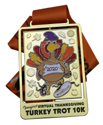  2020 TURKEY TROT MEDAL 